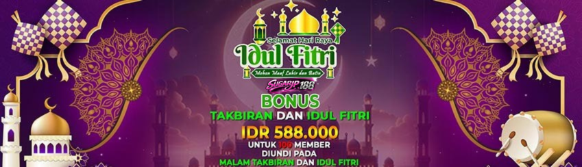 BONUS TAKBIRAN DAN IDUL FITRI 2026 SUGARJP188